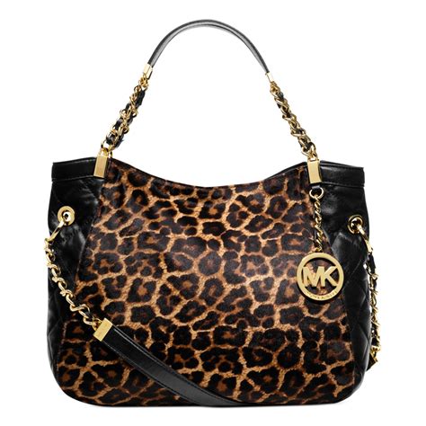 michael kors black cheetah purse|Michael Kors cheetah print handbags.